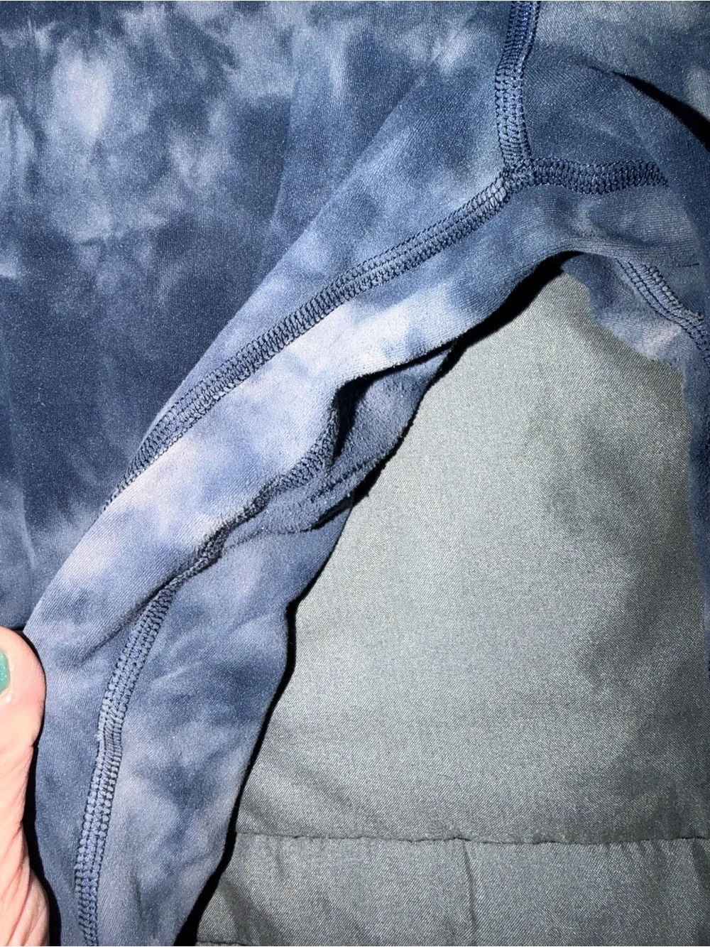 lululemon athletica Tie-Dye Black & Gray High-Rise Leggings